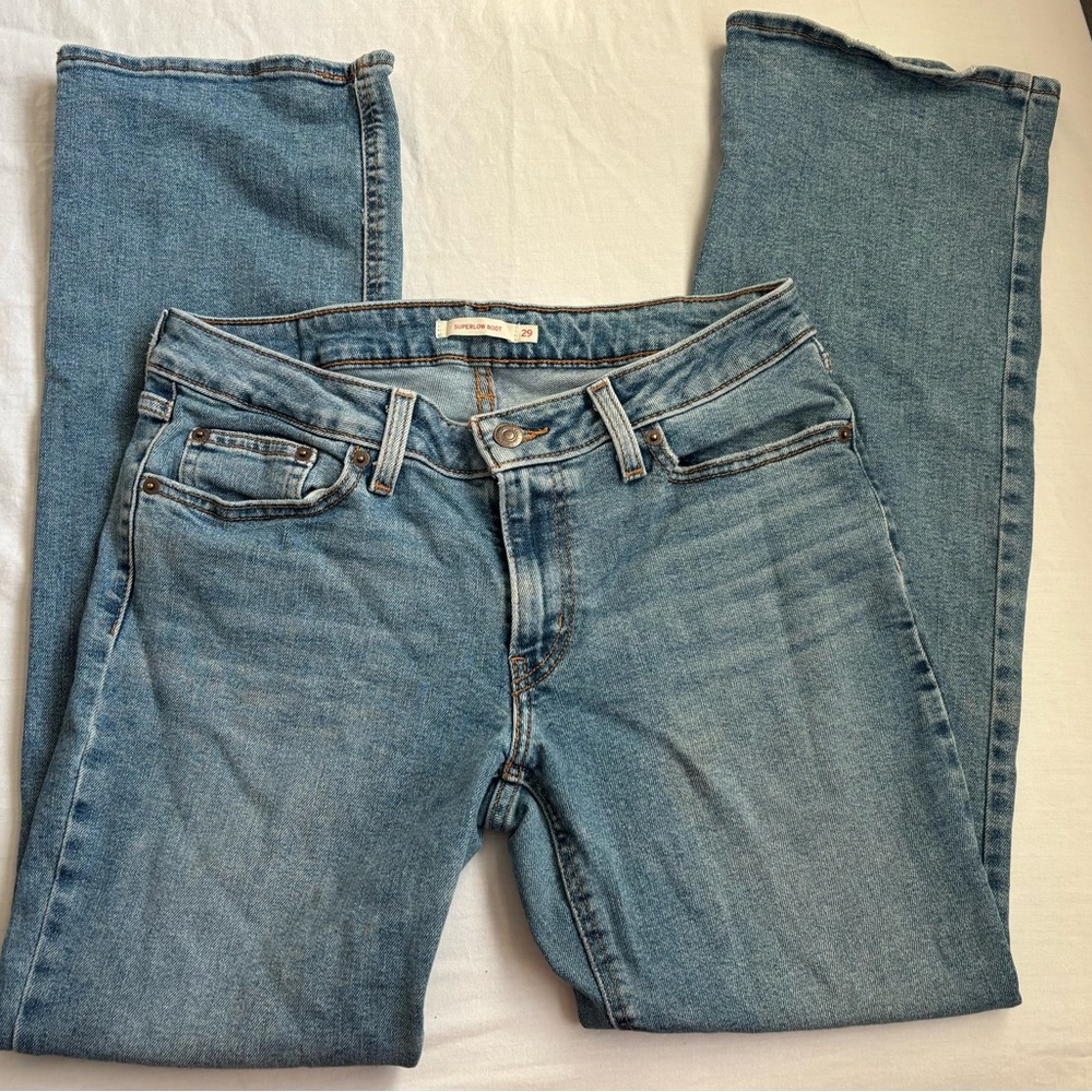 Levi's Light Blue Straight Leg Jeans